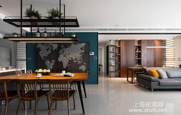 上海混搭风格装修案例分享：环球旅行足迹与回忆注入生活